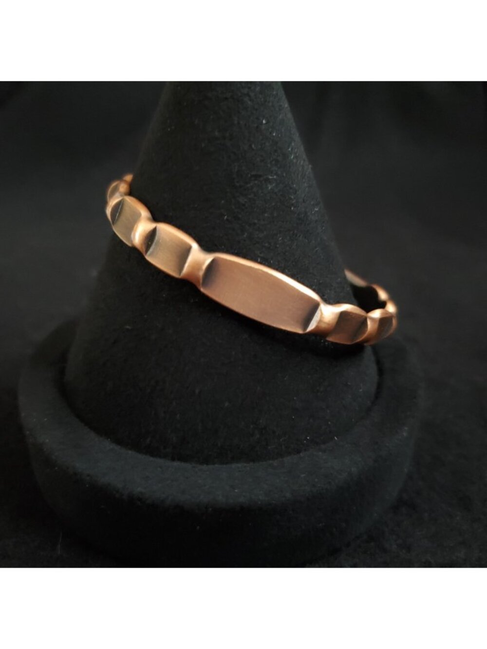 Vintage Copper Cuff Bracelet 6.5" Western Boho